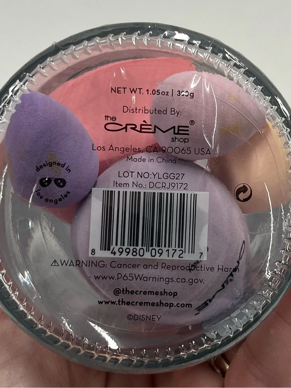 The Crème Shop x Disney makeup sponges set